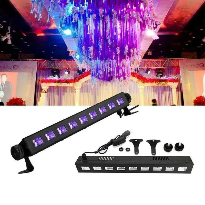 

УФ-лампа Светодиодная настенная фиолетовая, 27 Вт, 9 шт.