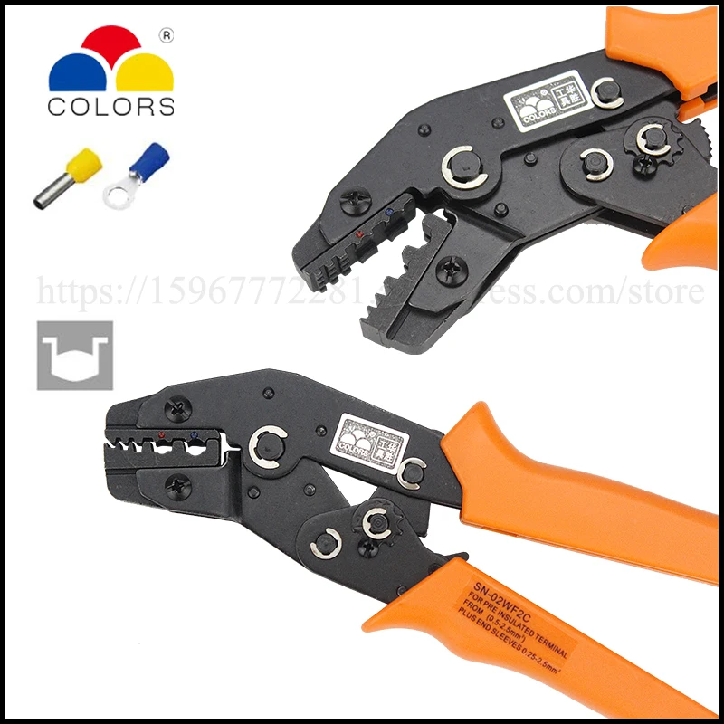 SN 02WF2C AWG20 13 изоляцией и изолированных кабельных наконечников изолированный