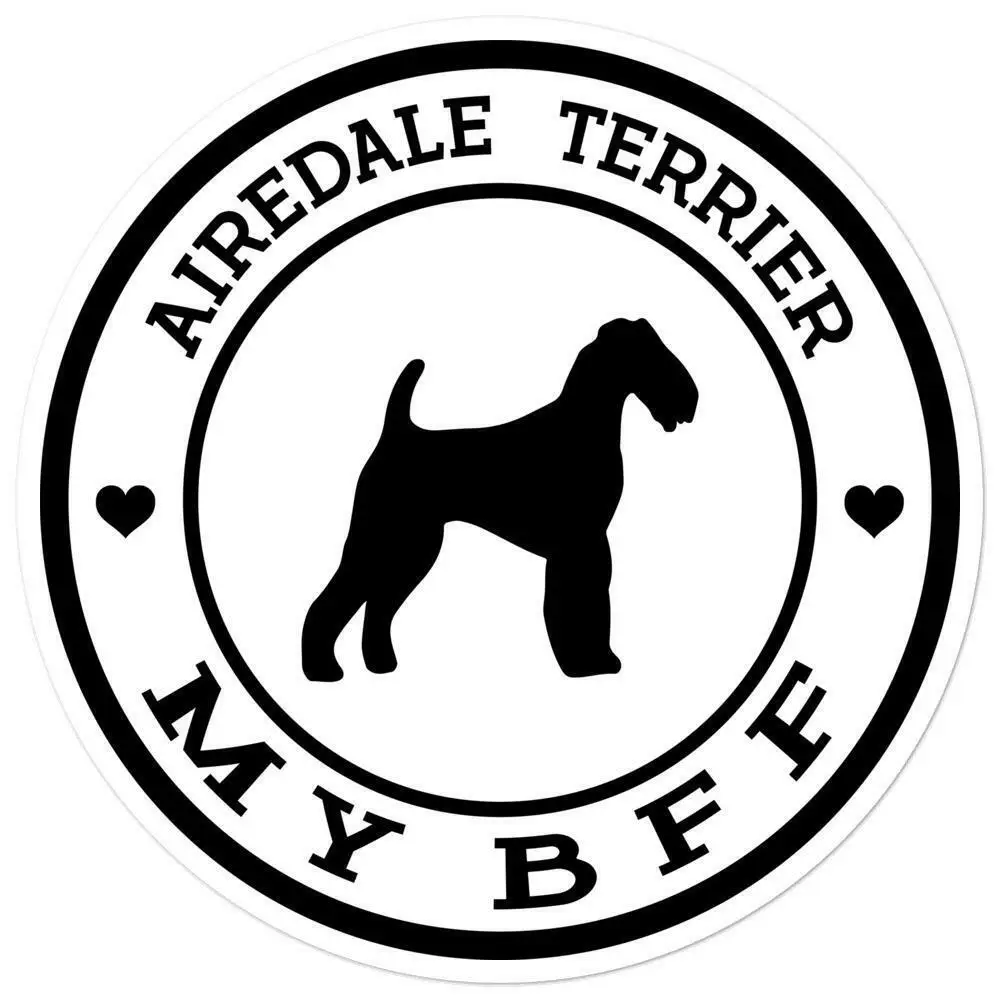Эрдельтерьер свою собаку животных наклейки для автомобиля прекрасный виниловые