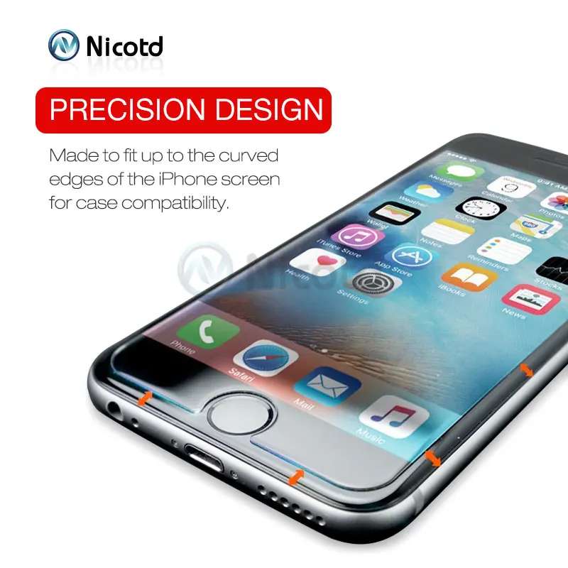 Tempered Glass for iPhone 8 plus Screen Protector Film for iPhone 7 Plus 12 PRO MAX for iPhone X XS 11 Protection Glass Cover
