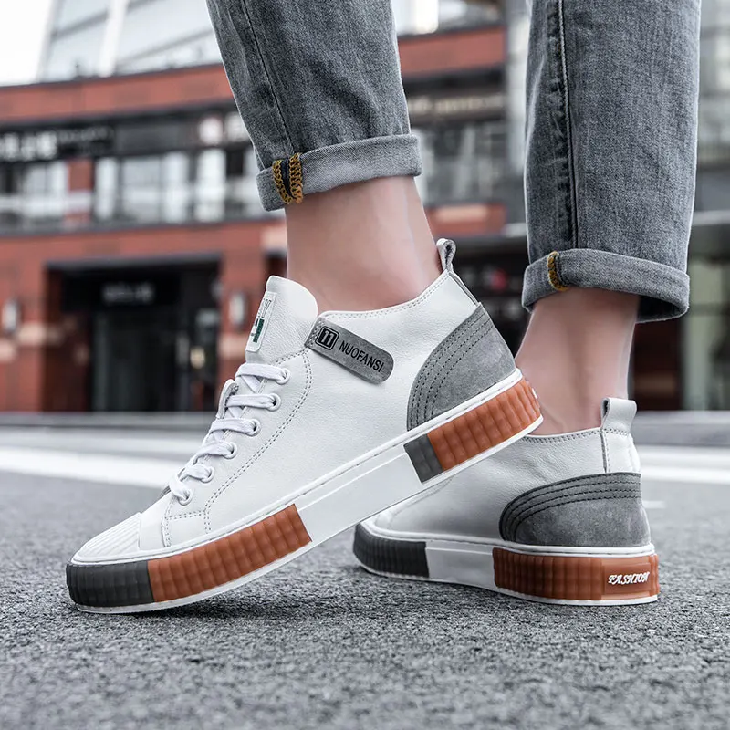 

White Shoes Men Shoes Men's Casual Shoes Fashion Sneakers Street Cool Man FootwearJoker simple