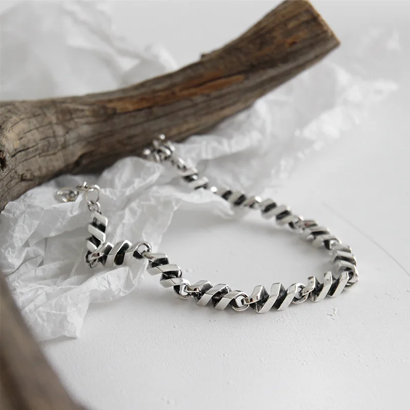 Женский браслет из серебра 2020 пробы в форме винта | Украшения и аксессуары