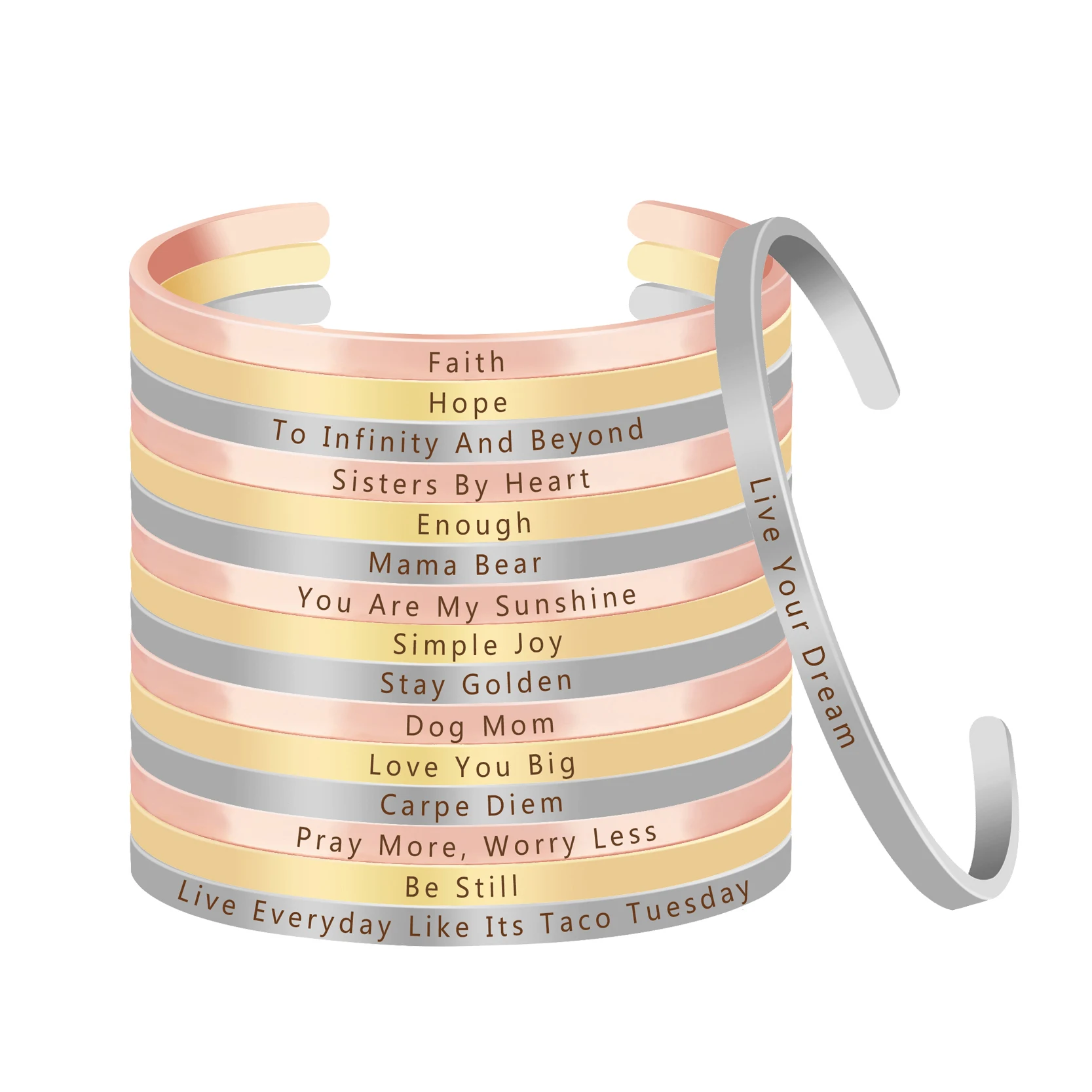 Быть до сих пор личности выгравированы цитаты браслеты вдохновляющий