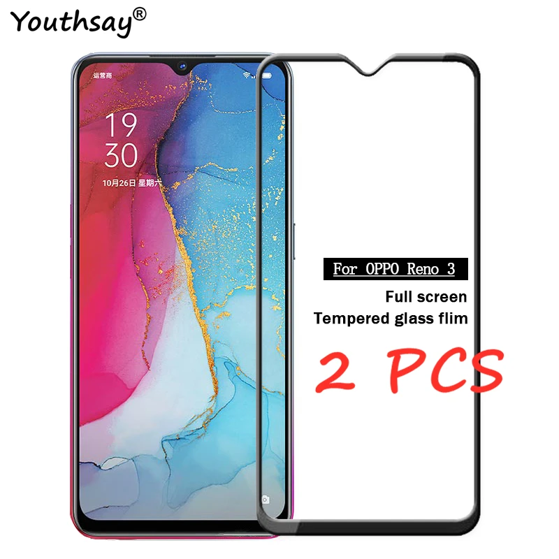 2 uds. Para Oppo A8 Protector de pantalla de vidrio pegamento pel&iacute;cula protectora completa para Oppo A8 vidrio templado para Oppo A8 vidrio-0