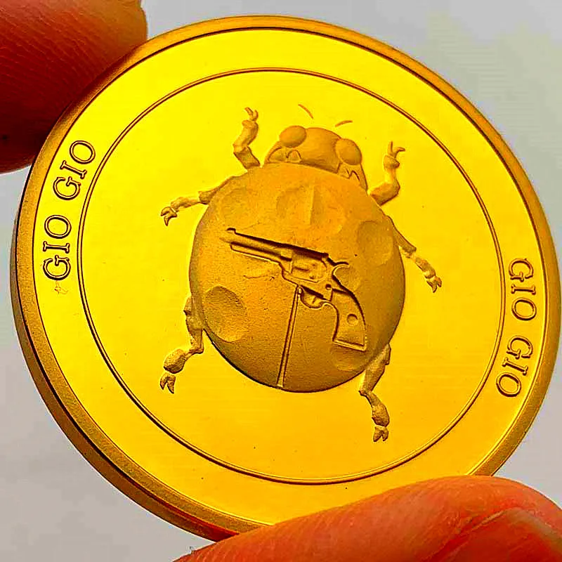 JoJo's причудливое приключение Золотой ветер Джорно Джованна монета