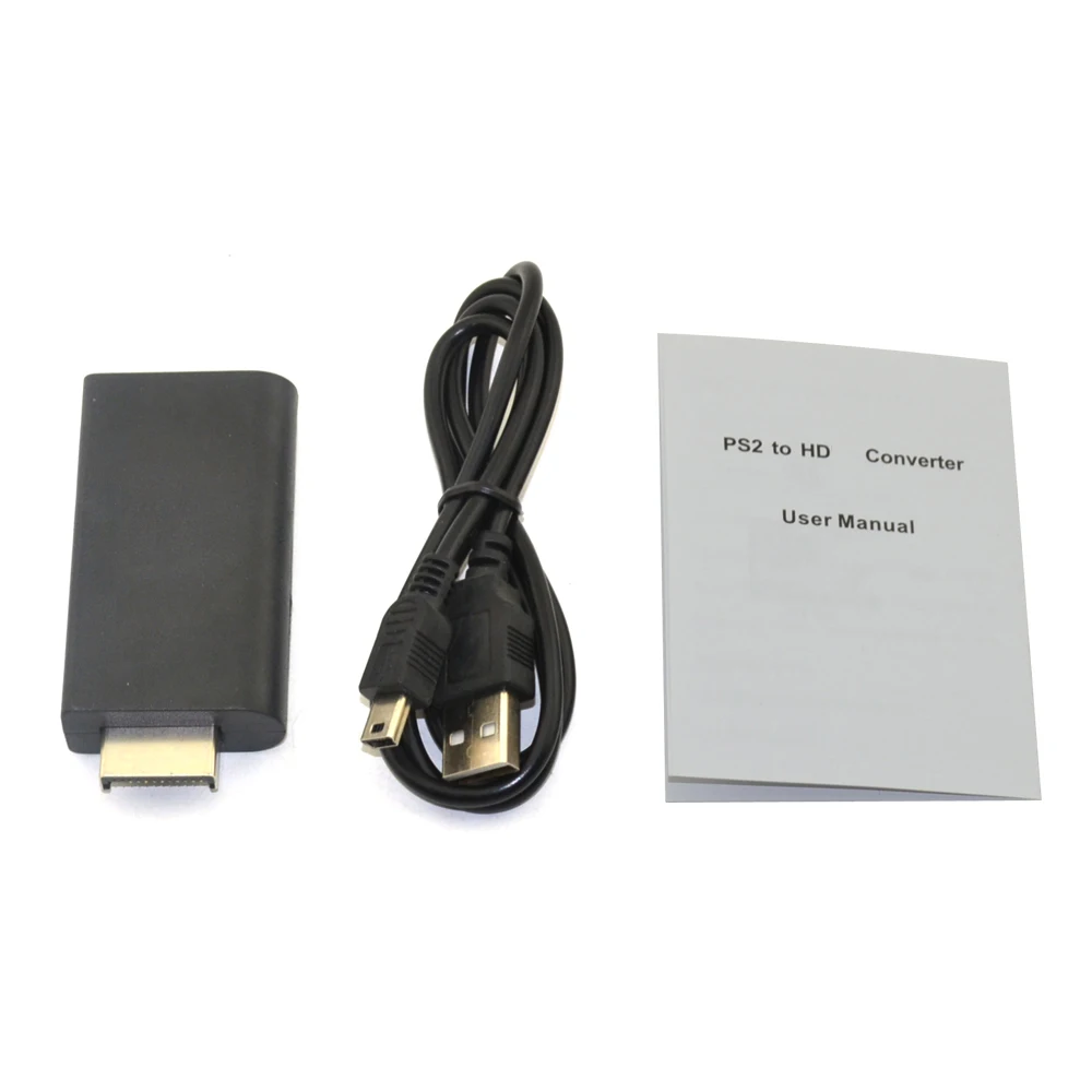 Новый адаптер преобразователя HD для ps2 с аудиовыходом 3 5 мм коннектора