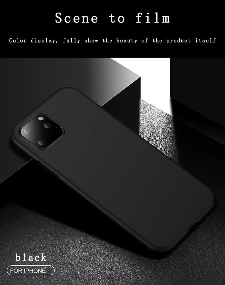 Чехол для iPhone 11 Pro Max 0 3 мм ультра тонкий PP Coque Fundas Xr Xs защитный чехол на заднюю
