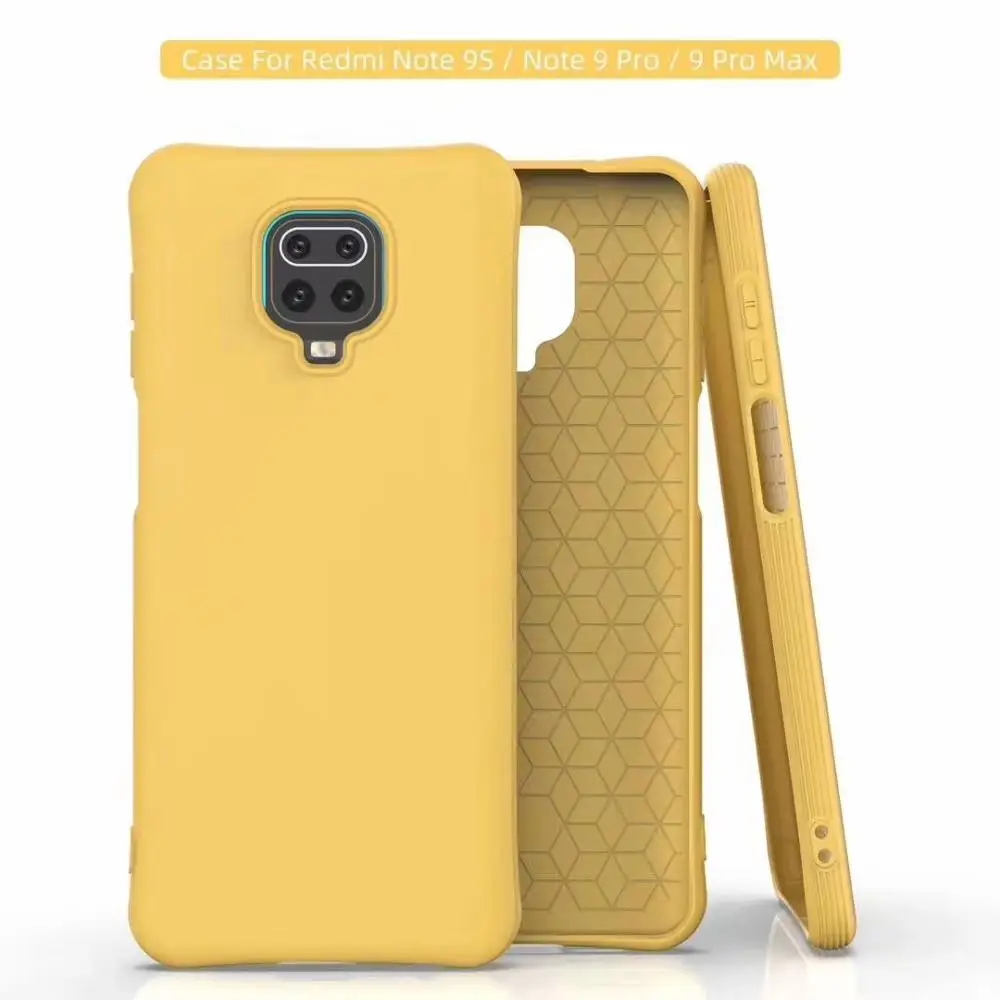 Для Xiaomi Redmi Note 9S Чехол Мягкий Силиконовый противоударный защитный чехол накладка