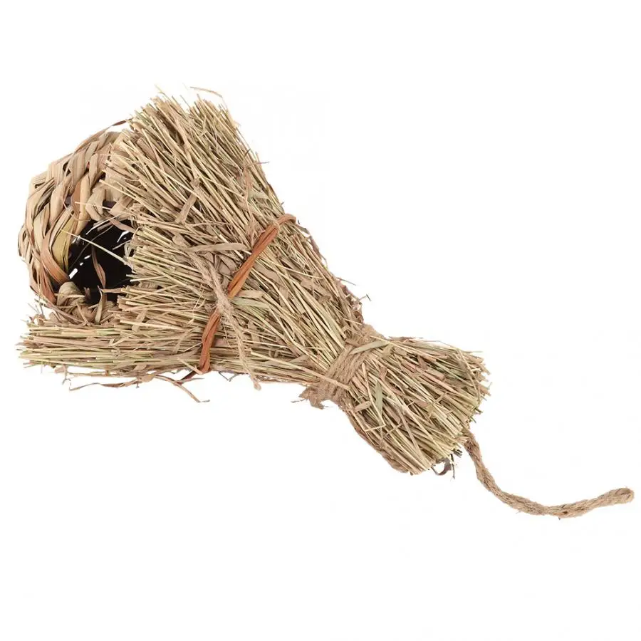 Плетеный вручную бамбуковый лист птичье гнездо подвесной домик для отдыха в виде