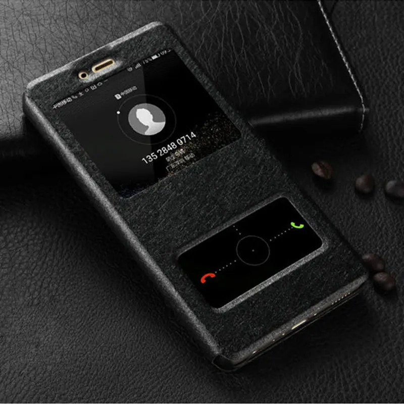 Чехол для телефона Nokia 6 2018 чехол 5 вид окно Стенд флип pu кожаный Nokia6 TA-1054 Coque |