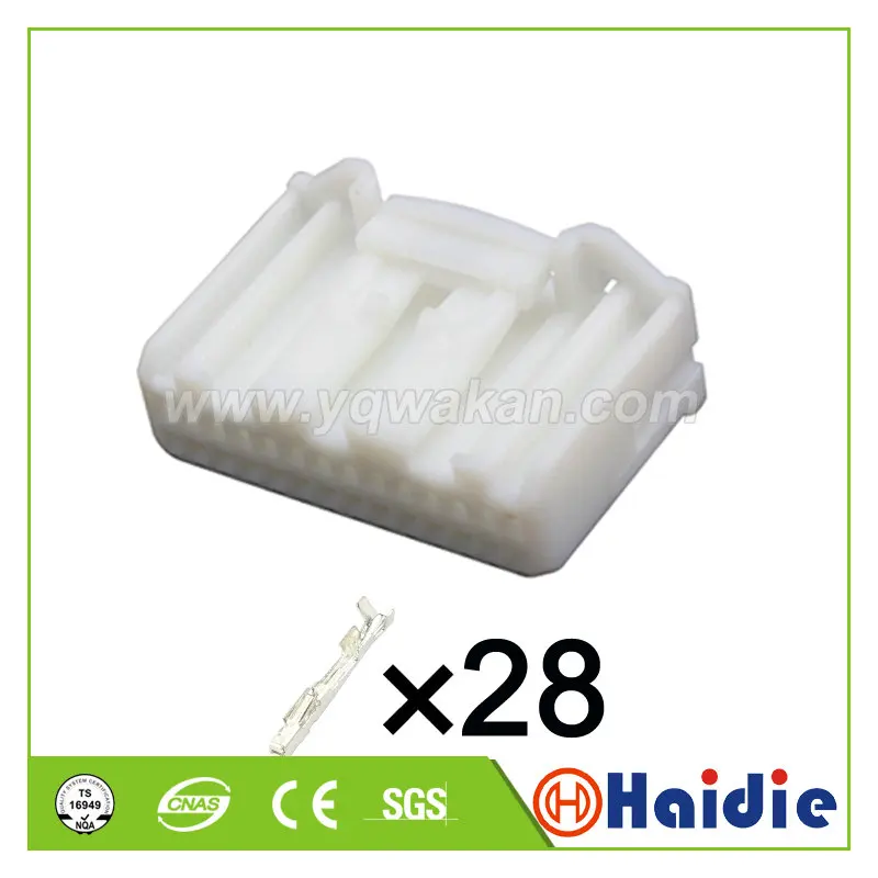 

2 компл. 28pin авто электрический кабель штекер автомобильный жгут проводов незапечатанный разъем 1565380-1