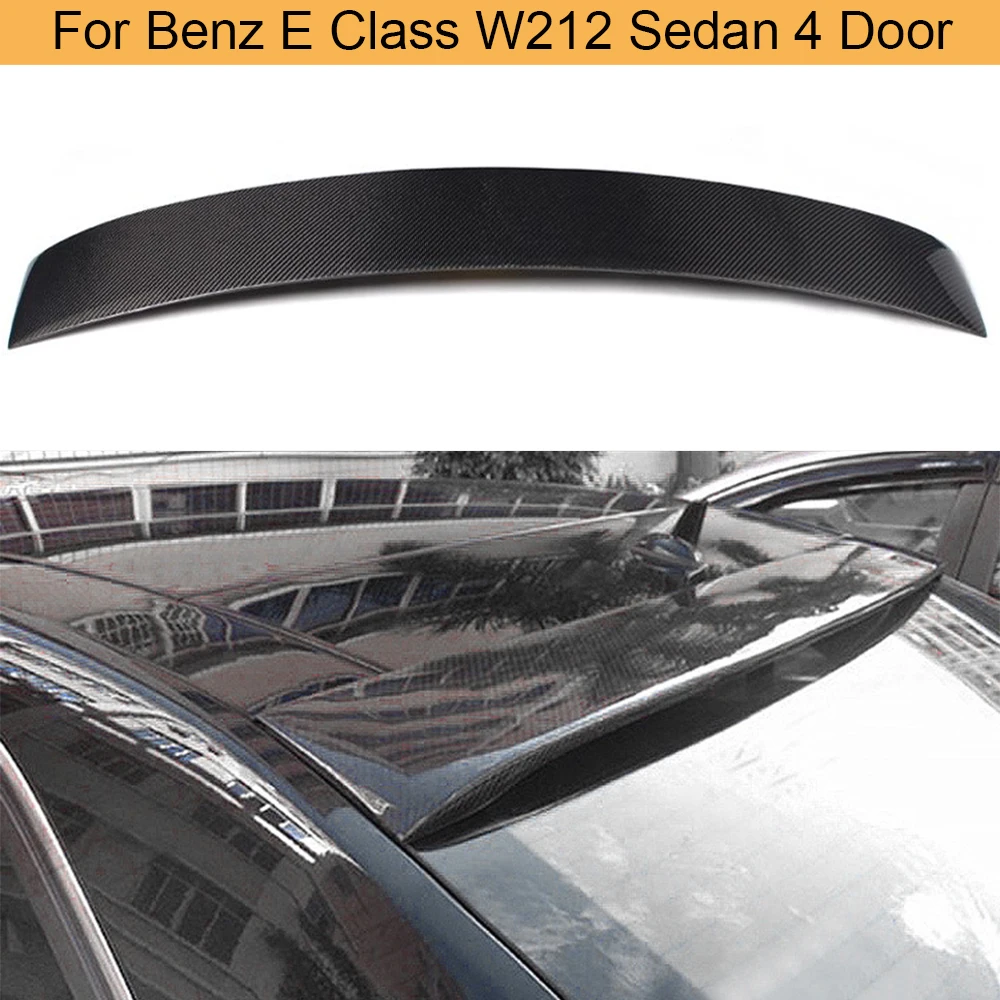 

Carbon Fiber Rear Roof Spoiler Wing for Mercedes Benz E Class W212 E63 AMG E200 E300 E350 E400 E500 E550 Sedan 4 Door 2010-2013