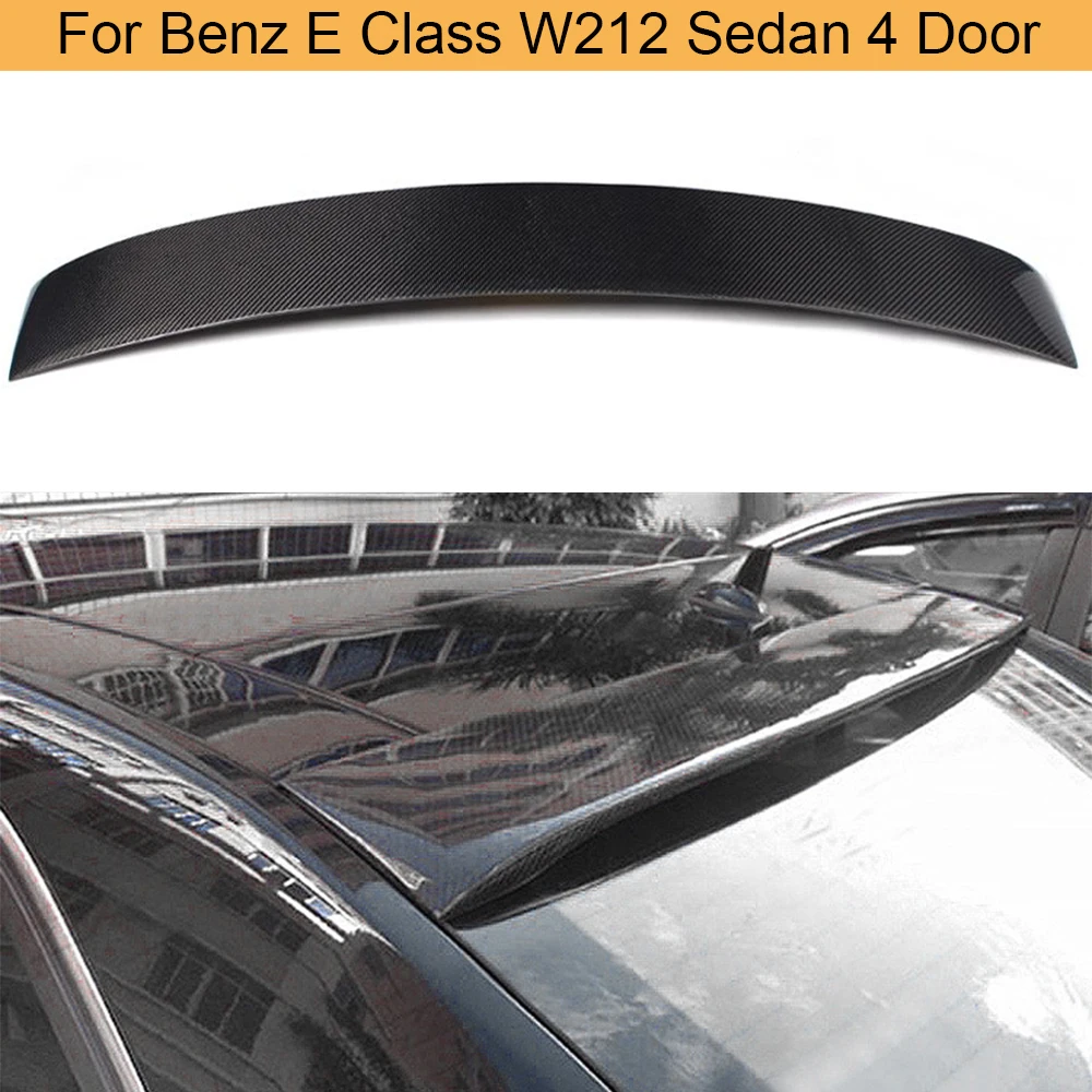 Отделение из углеродного волокна для Mercedes Benz E Class W212 E63 AMG E200 E300 E350 E400 E500 E550 Седан 4