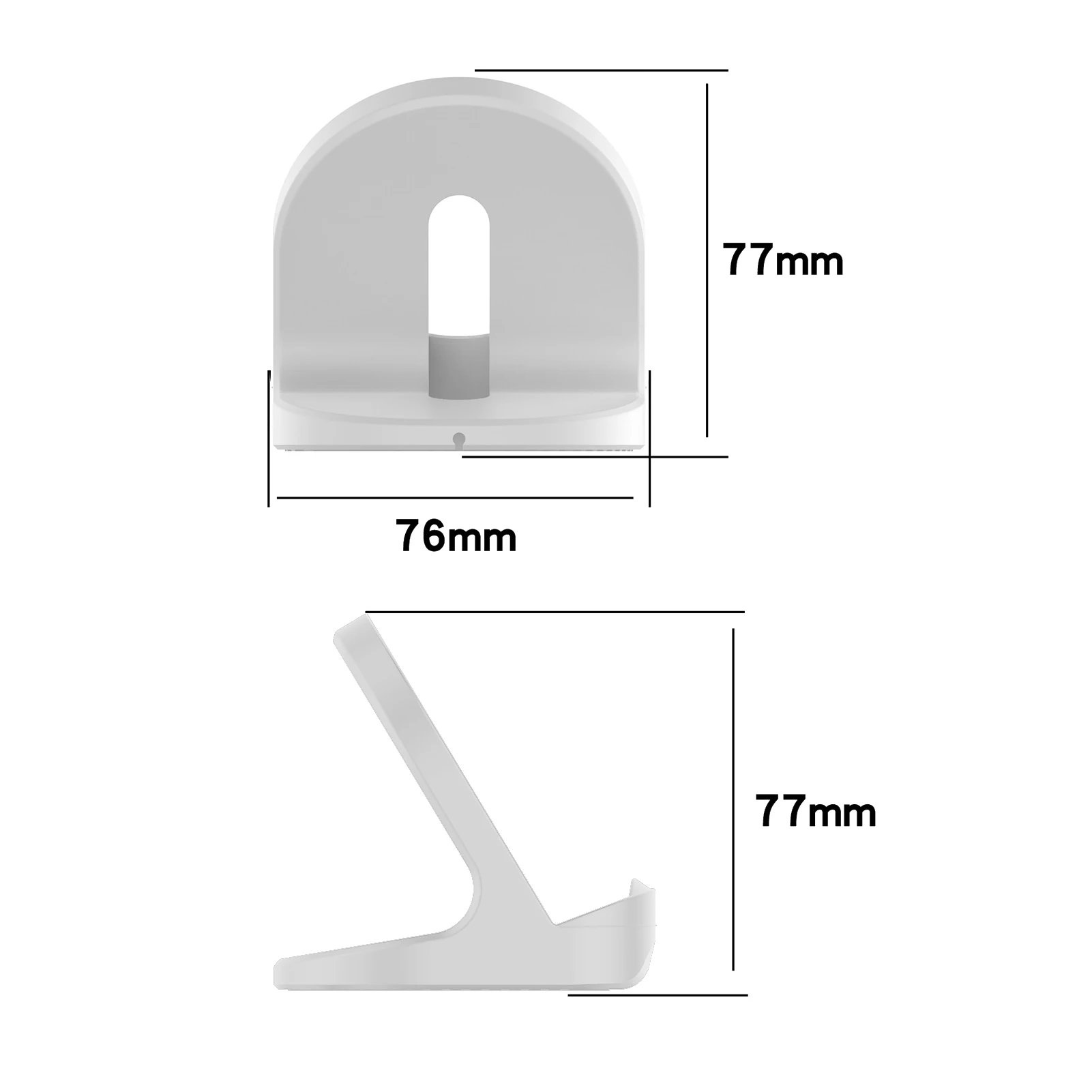 

Detachable Stable Mobile Phone Holder For Magsafe Charger Wireless Charging Silicone Desktop Stand For IPhone 12
