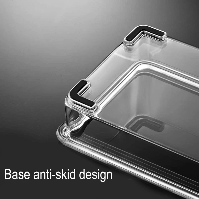 Прозрачный приправа горшки для специй 3 предмета коробка хранения контейнерная