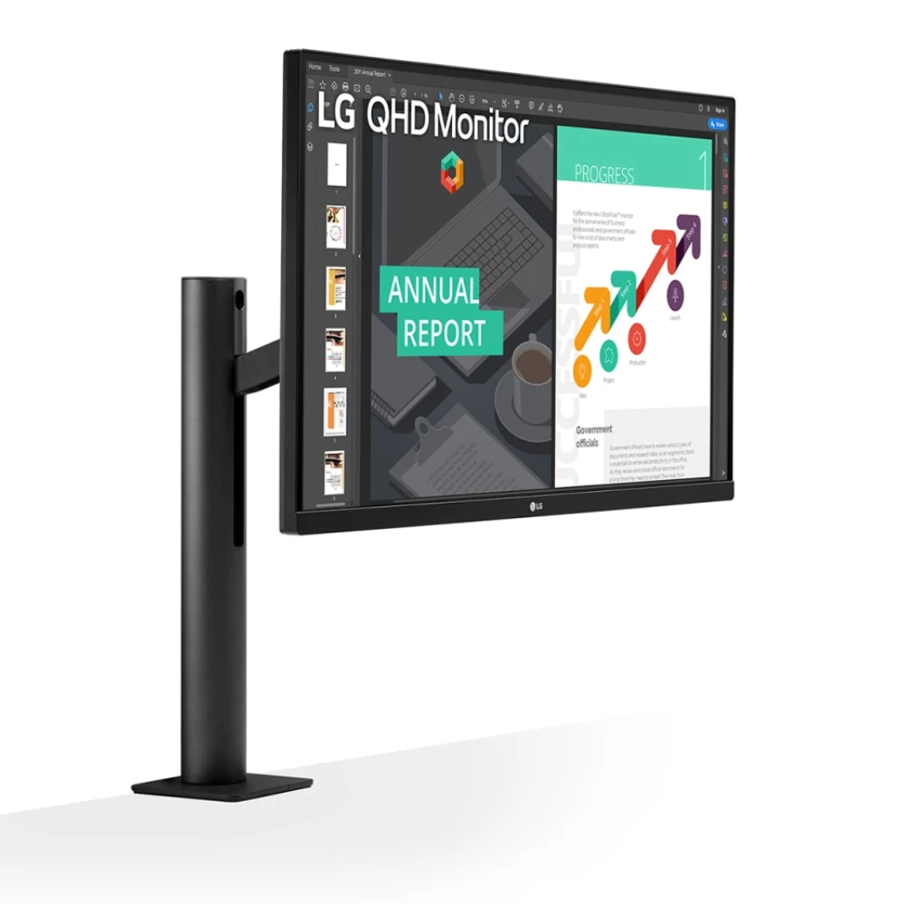 Quad HD IPS монитор LG Ergo 27 дюймов 27QN880-B | Компьютеры и офис