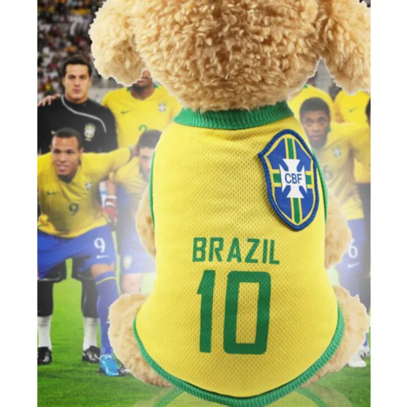 

Summer Pet Vest Ventilate World Cup Soccer Uniform Basketball Wear Cat Pet Clothes Dog Vest Dog Clothing Coat Vest Dog Clothes