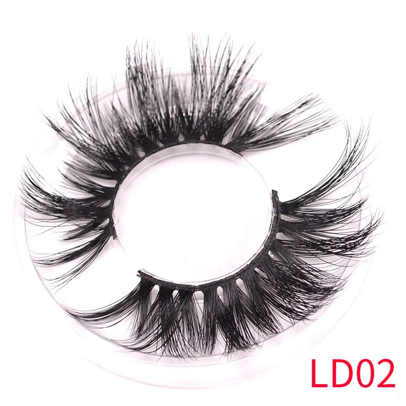 

Eyes Dancing 25mm Real Mink Eyelashes 3D Mink Hair Lashes Hand made Natural Long Wispy Volume Makeup Eyelash Extension Tool