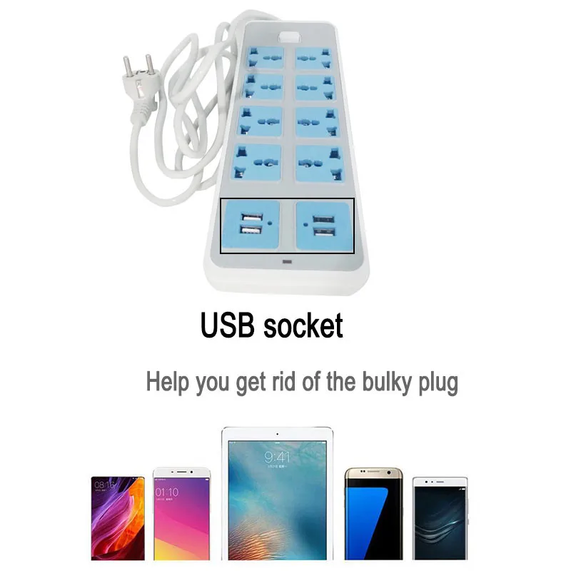 Скользящая настенная вилка стандарта Великобритании ЕС Австралии Многоцелевой