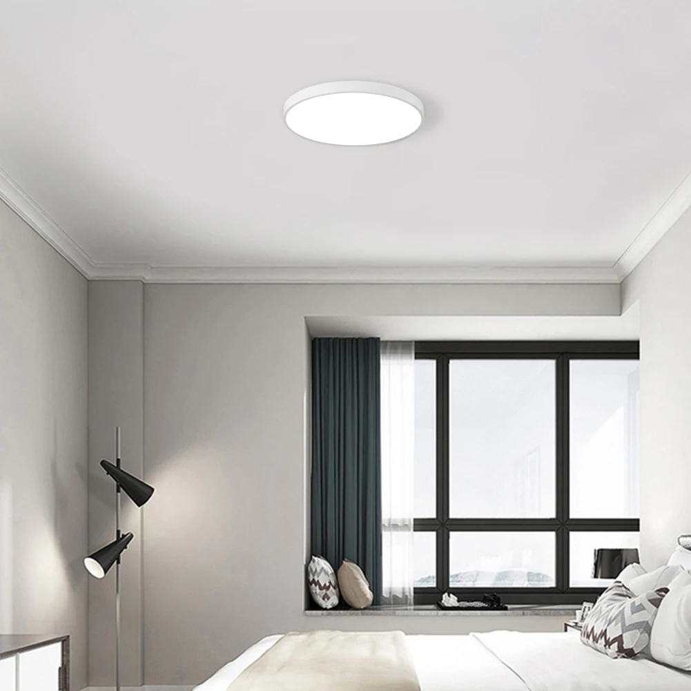 

Easy Install Modern High Brightness Dimmable Office Home Study With Remote Control LED Ceiling Light Bedroom Round Flush Mount