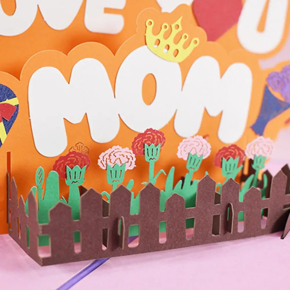 

Hot Sales!!!Mother's Day Card DIY Creative Meaningful 3D Lovely Greeting Card for Mother