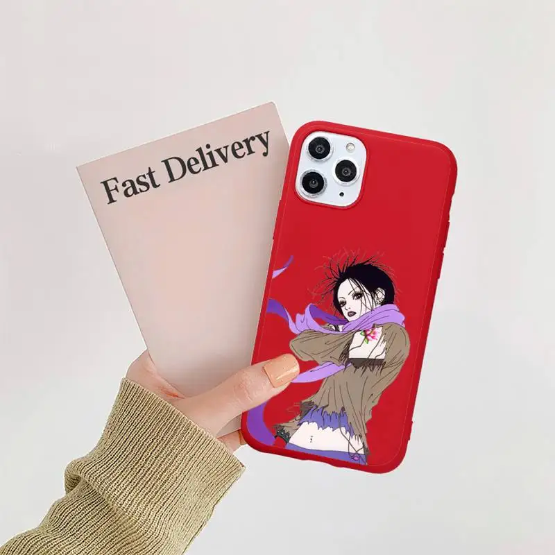 

Oosaki Nana Japan anime Phone Case Candy Color for iPhone 6 7 8 11 12 s mini pro X XS XR MAX Plus