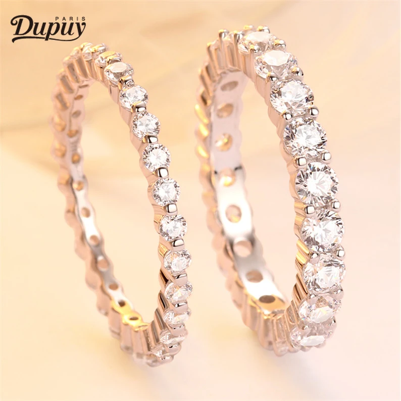 Женское Обручальное Кольцо DUPUY кольцо из стерлингового серебра с фианитом и