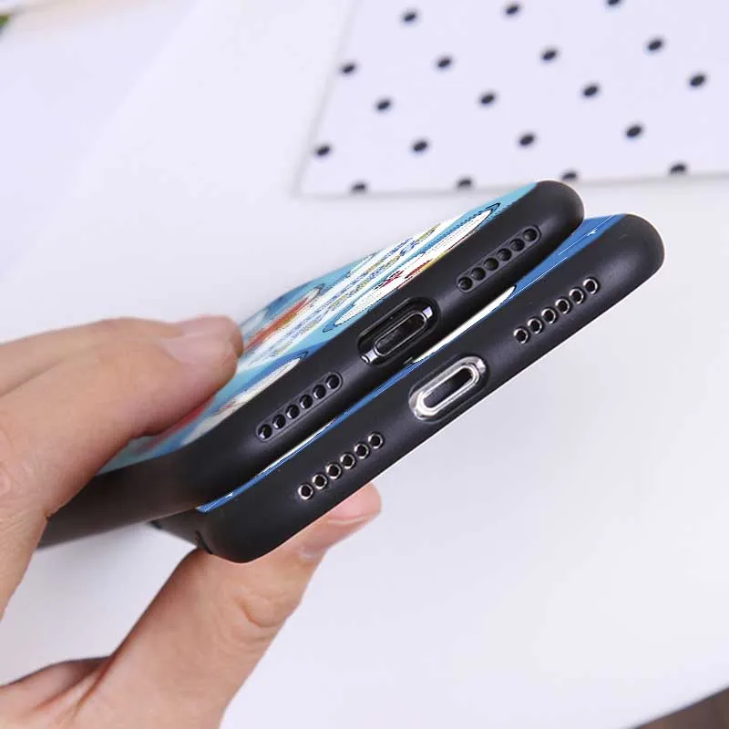 Милый нарисованный Дораэмон мягкий силиконовый чехол для iPhone X XS MAX XR 7 8 6 6S plus 5s SE |