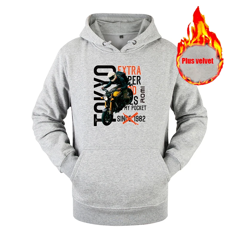 Худи и свитшоты в стиле хип-хоп хлопковая мотоциклетная мужская толстовка с