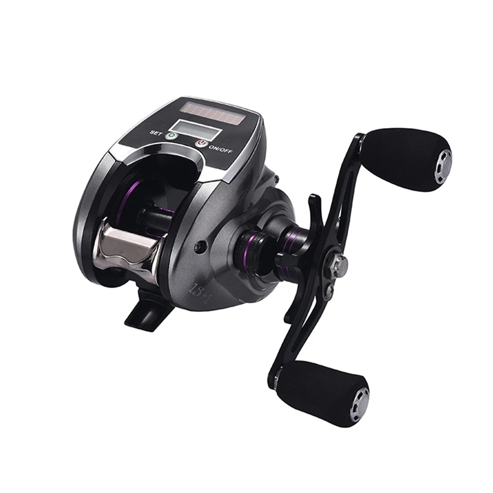 

8:0/1 Speed Ratio Electronic Fishing Reel Counter 18+1BB Fishing Baitcasting Reel Digital Display Baitcasting Reel Pesca