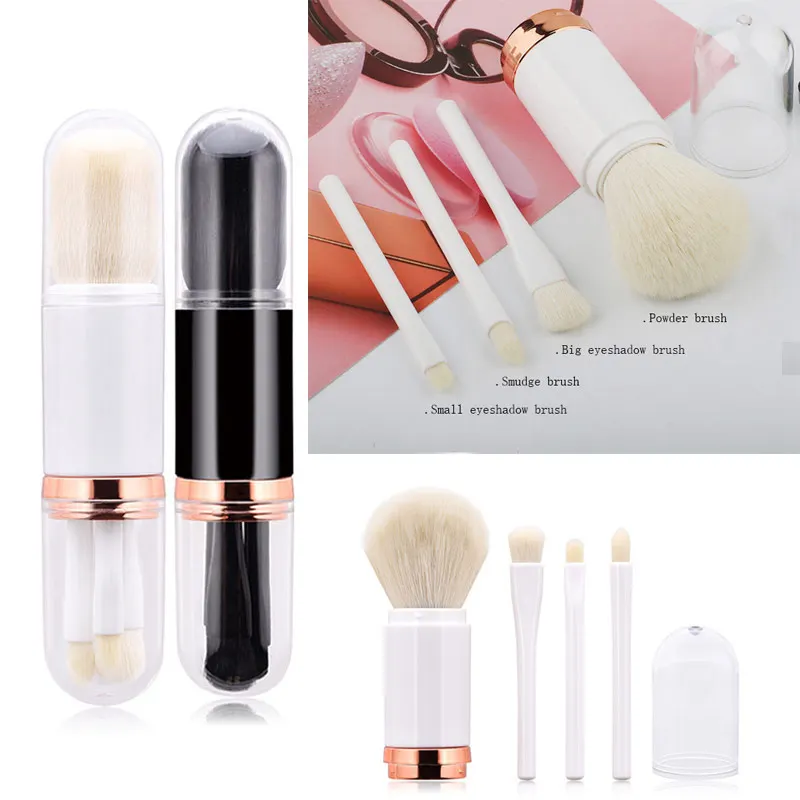 Набор телескопических кистей для макияжа портативный набор хайлайтера с двойной