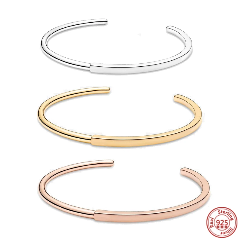 

2021 оригинальная Классическая серия, Φ Открытый браслет, модный браслет из 925 серебра пробы, подходящие бусины, шармы, «сделай сам», подарок д...