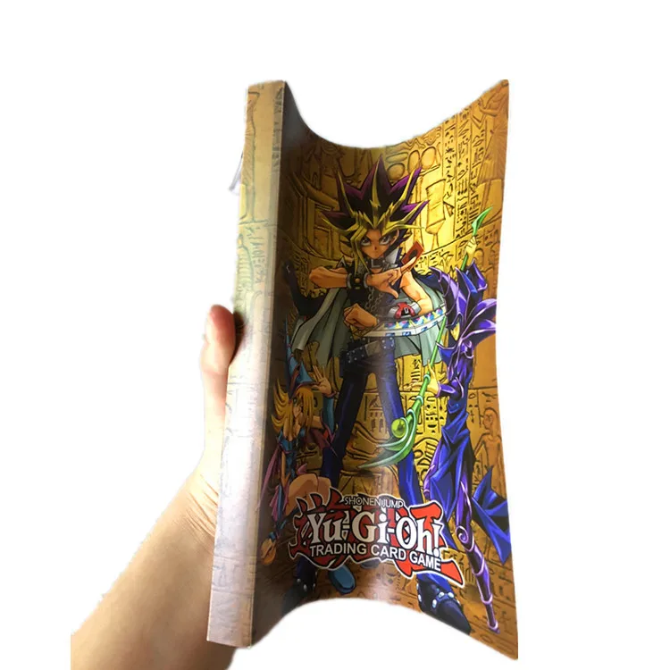 60 шт./компл. английский Yugioh карты с коробкой тонкая металлическая коробка коллекция карт Yu-Gi-Oh! Игра Бумага карточные игрушки для детей подарок на день рождени