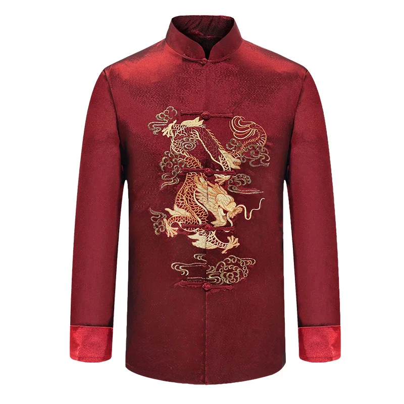 Autumn Winter New Men And Women Casual Jacket Long Sleeve Coat Fashion New Year's lovers Clothes vestido chino