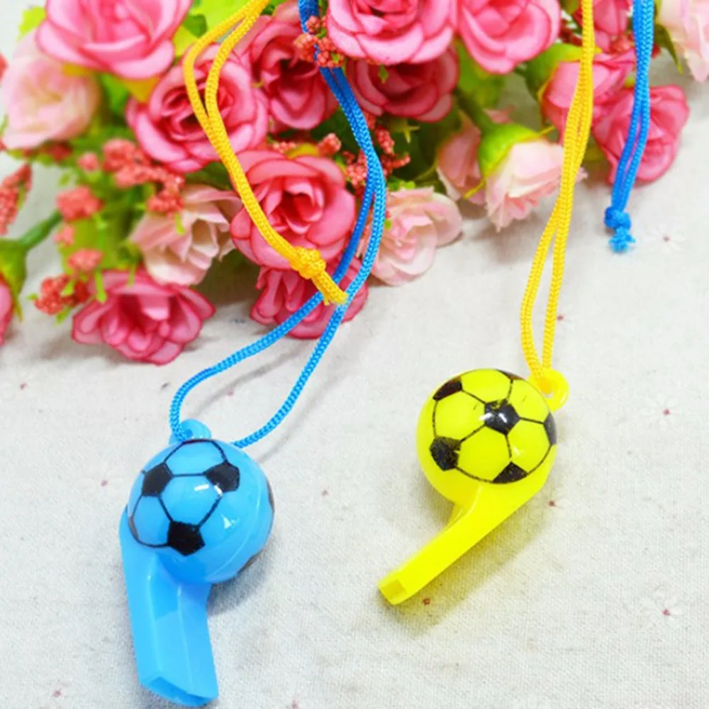 2PCS/lot Football Soccer Rugby Cheerleading Whistles Pea Fans Whistle Referee Sport Party Training School Colourful Random Color | Спорт и