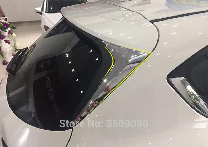 Стайлинга автомобилей Защита от солнца на заднее стекло авто угловой отделкой