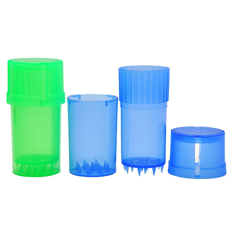 

47mm Grinder Plastic Grinder 3Layers Tobacco Herb Grinder With Tobacco Storage Case Accessories