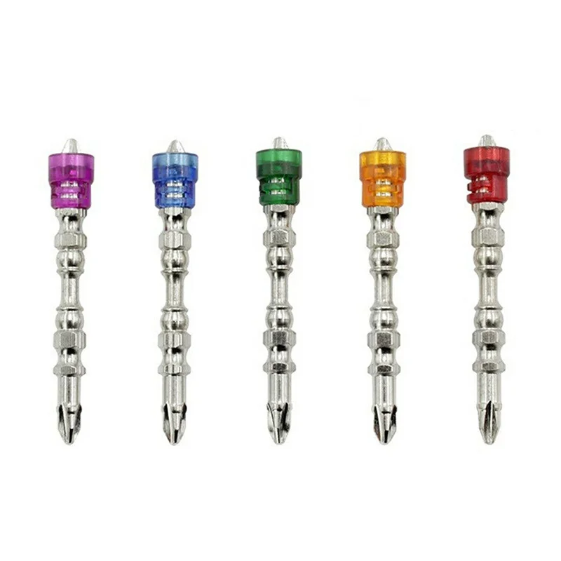 5 шт. Магнитная отвертка бит 65 мм S2 хром ванадиевая сталь сверла QJS