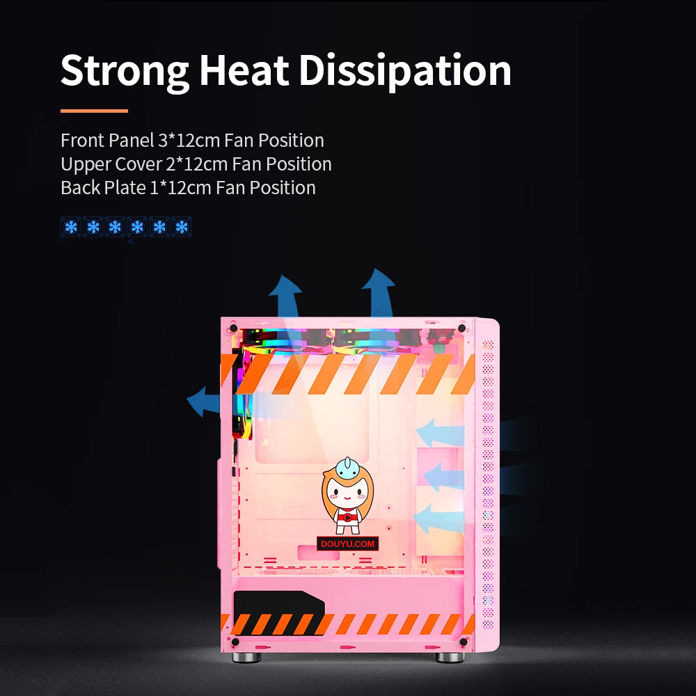 Чехол-кулер для игрового компьютера 330-9 с поддержкой материнской платы ATX MICROE 240