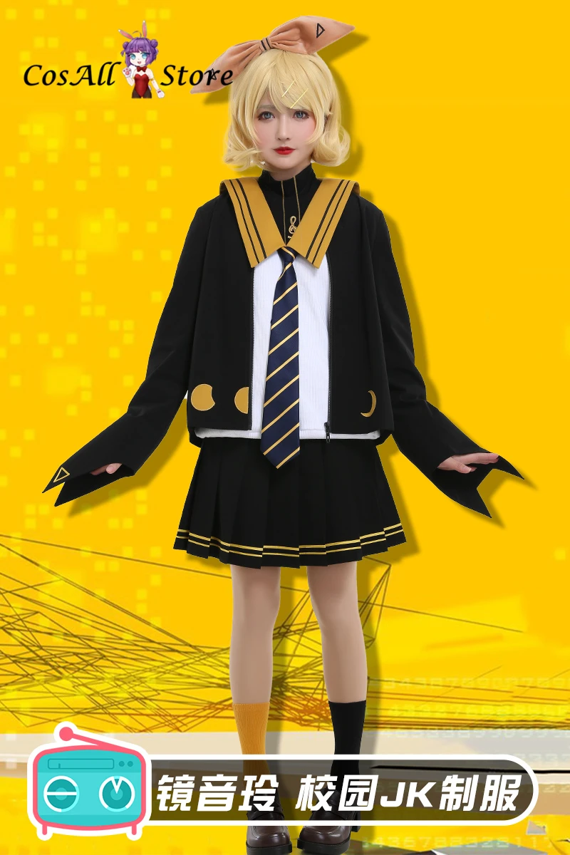 

Vocaloid Rin Cosplay costume school uniform Rin jk set Cosplay costume