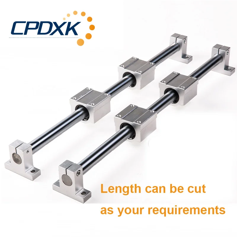 Linear Rail 12mm Shaft + Bearing Housing SCS12UU Clamp SK12 for DIY CNC Routers Mills Lathes | Обустройство дома