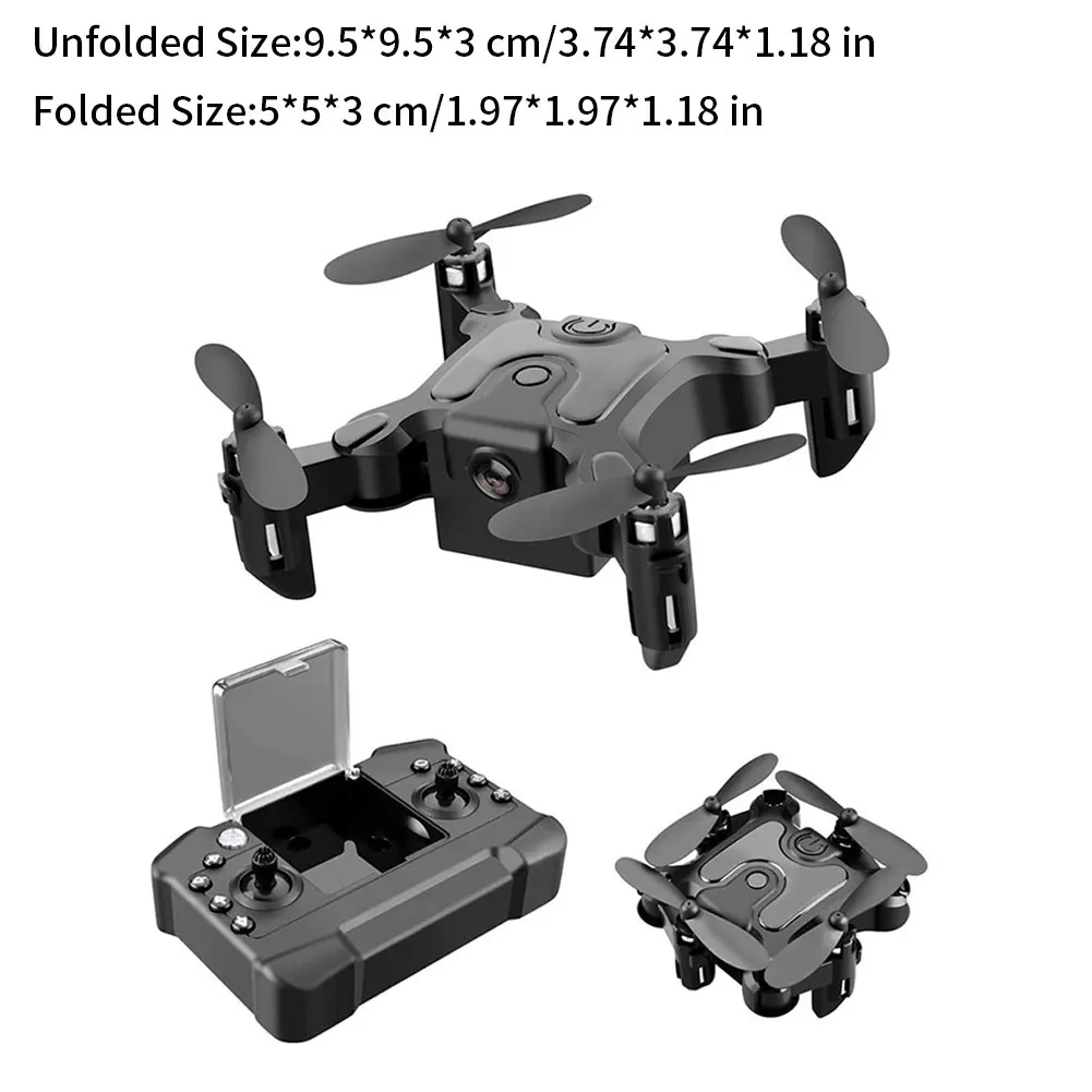 

Foldable Mini Drone Hd Camera Pocket Quadcopter With Camera WiFi Remote Control Smart Follow Long Flight Drone For Kids Beginner