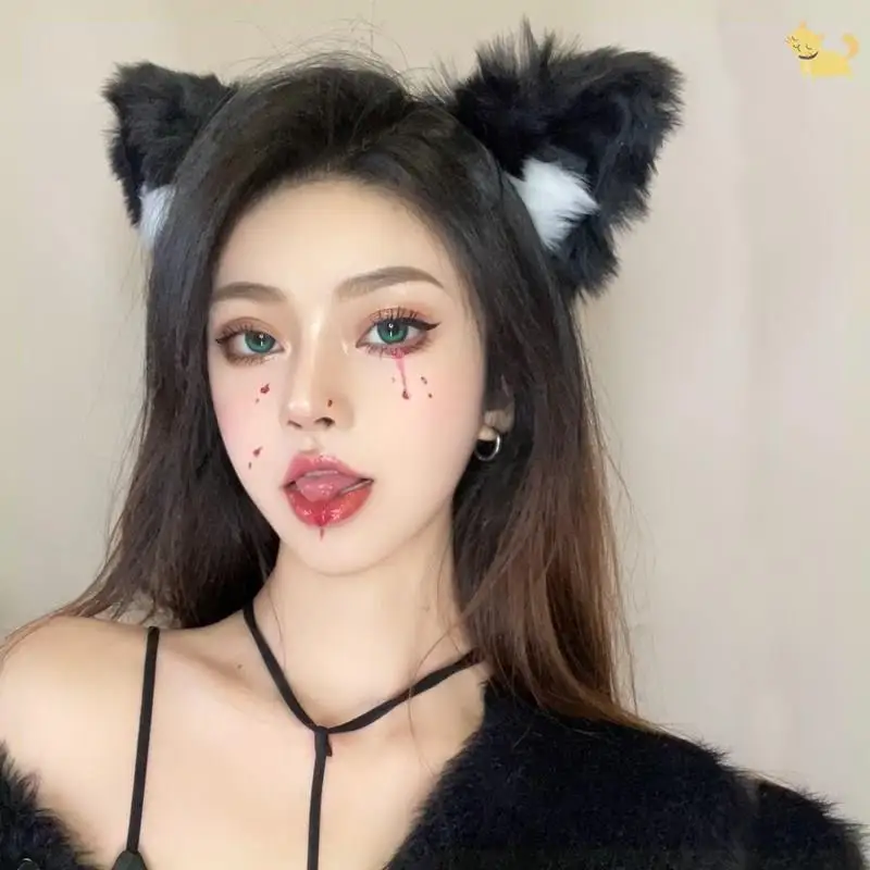 

1 шт., повязка на голову с кошачьими ушками