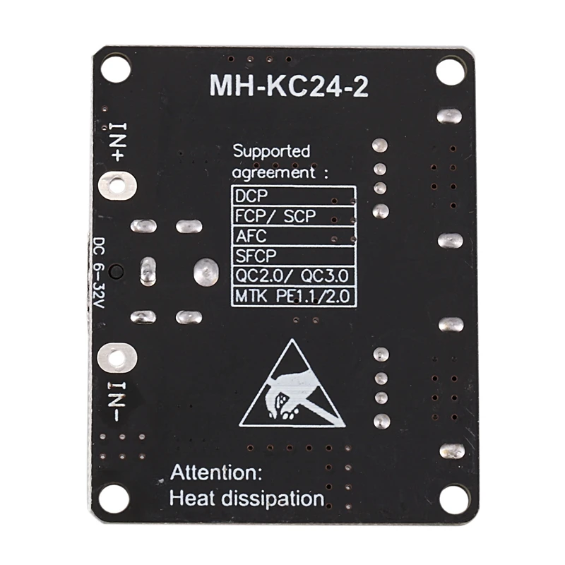 2 канальный Usb Qc3.0 Qc2.0 постоянного тока Dc понижающий преобразователь зарядки