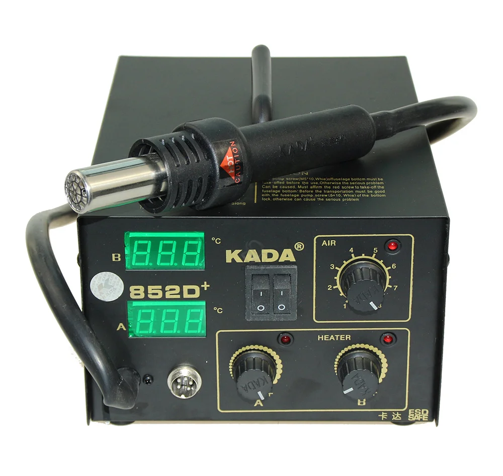 Горячая Распродажа KADA 852D + паяльная станция SMT паяльник горячим воздухом для