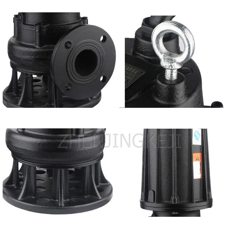 

Domestic Sewage Pump 220V/380V Sewage Pump High Power 750W/1100W Self-priming Boost Fire Fighting Pipeline Submersible Pump Tool
