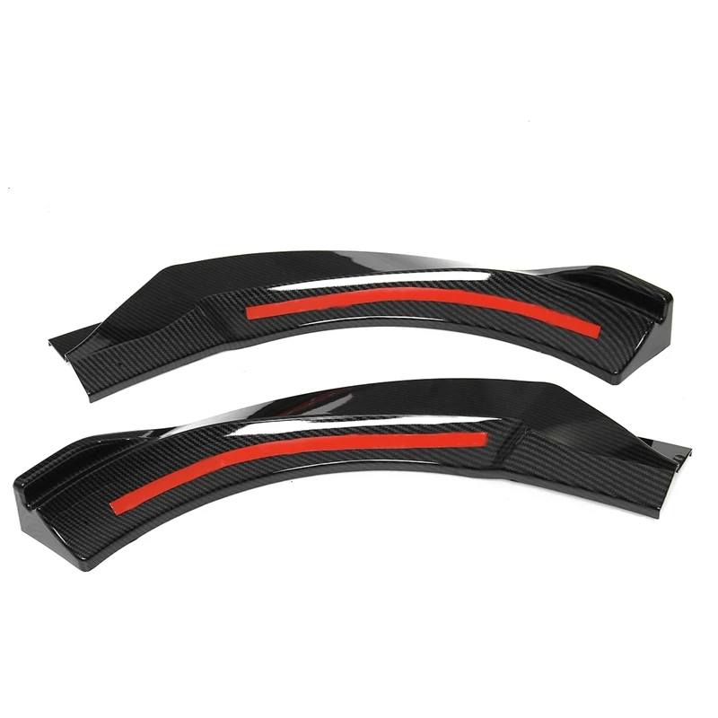 

3Pcs Carbon Fiber Car Front Bumper Spoiler Lip Splitter for Mercedes Benz E-Class W213 E200 E300 E320 17-18 Sport