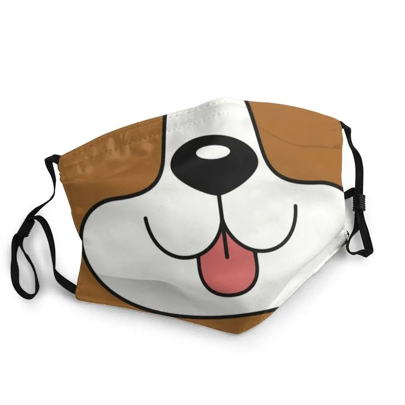 

Cartoon Beagle Dog Reusable Mouth Face Mask Men Anti Haze Dustproof Mask Protection Cover Respirator Muffle