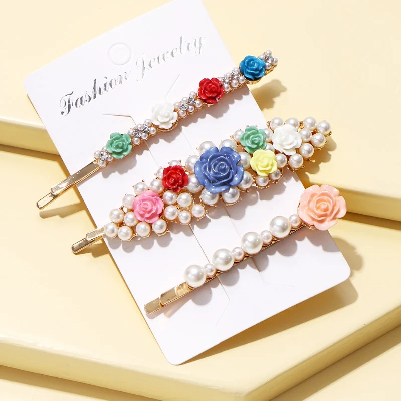KOMi 30 Styles Hair Pins for Women ZA Hair Jewelry Gifts Shell Conch Hair Clips Simulated Pearl Crystals Barrettes Hot A60523