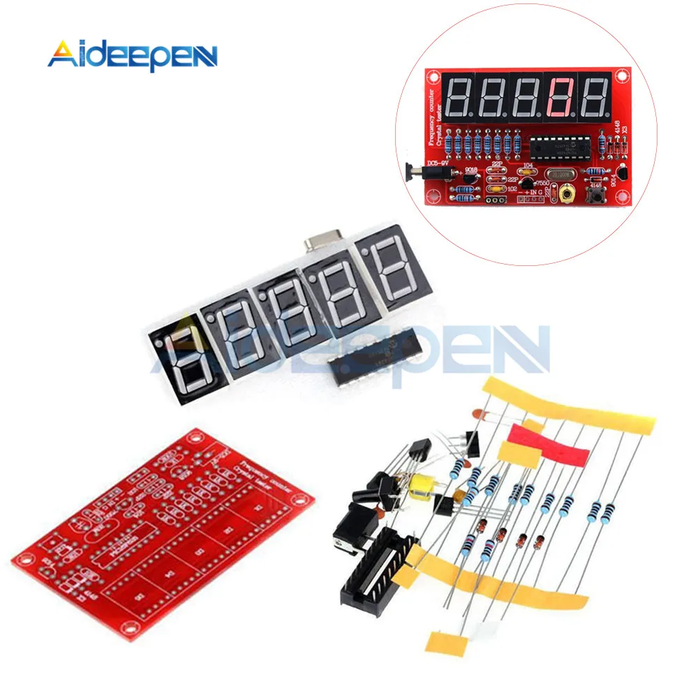 Наборы сделай сам радиочастотный кварцевый генератор счетчик частоты 1 Гц 50 МГц